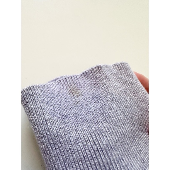 Banana Republic Luxury Blend Mens Purple Silk/Cotton/Cashmere V-Neck Sweater L - Picture 6 of 6